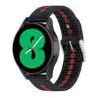 For Samsung Galaxy Watch 4 Classic 46mm / Black+Orange