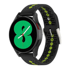 For Samsung Galaxy Watch 4 Classic 46mm / Black+Green