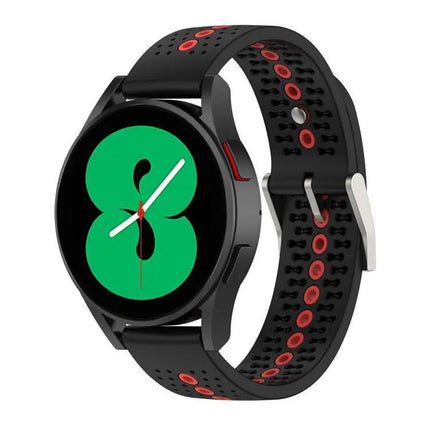Two Color Silicone Breathable Strap For Samsung Galaxy Watch