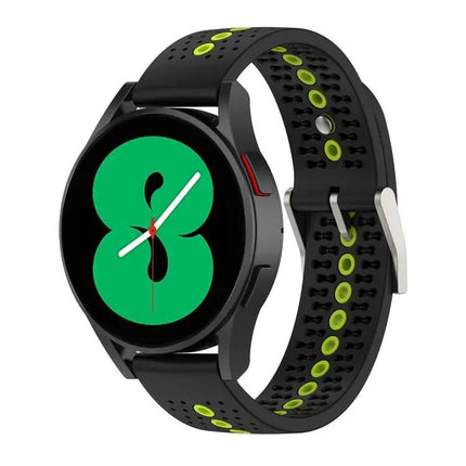 Two Color Silicone Breathable Strap For Samsung Galaxy Watch