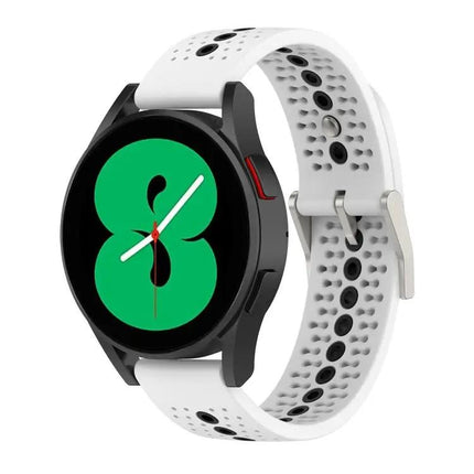 Two-Tone Silicone Breathable Band For Samsung Watch 41mm