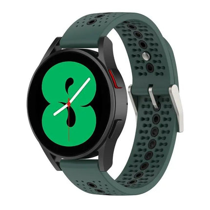 Two-Tone Silicone Breathable Band For Samsung Watch 41mm