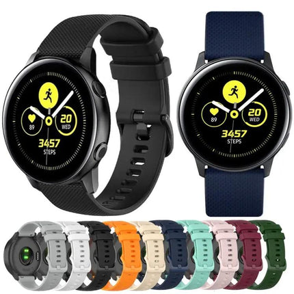 22mm Checkered Silicone Band for Samsung Galaxy 45/46mm