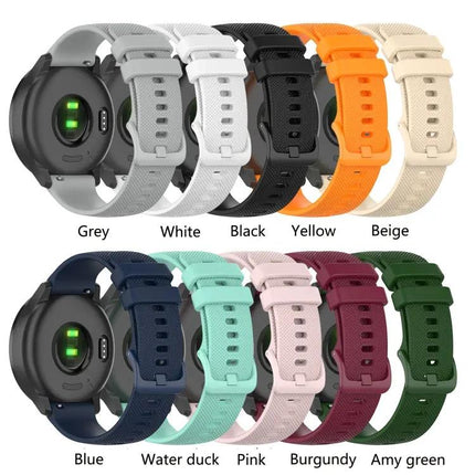 22mm Checkered Silicone Band For Samsung Gear S3 Classic