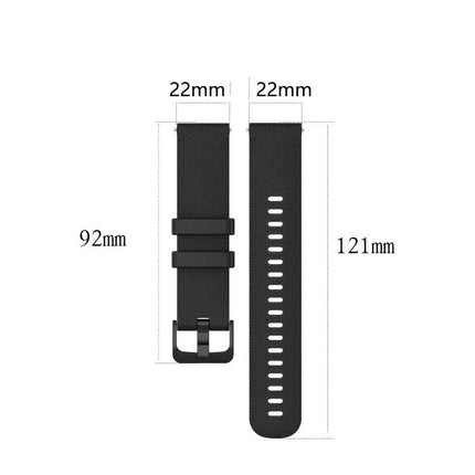 22mm Checkered Silicone Band For Samsung Gear S3 Classic
