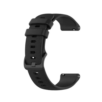 20mm Checkered Silicone Watch Strap For Samsung Galaxy