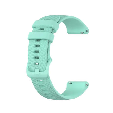 20mm Checkered Silicone Watch Strap For Samsung Galaxy