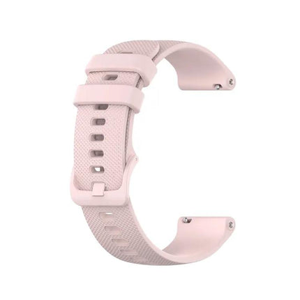 20mm Checkered Silicone Watch Strap For Samsung Gear Sport