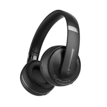 Fingertime Wireless Headset For Daily Music And Calls black over-ear Bluetooth ANC headset foldable comfort mic 100%