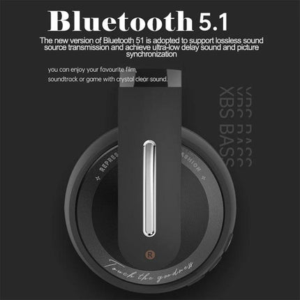 Fingertime Wireless Headset For Daily Music And Calls comfortable foldable Bluetooth 5.0 ANC mic portable design