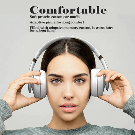 Fingertime Wireless Headset For Daily Music And Calls comfortable foldable Bluetooth ANC headset for commuting