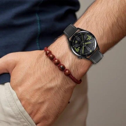 Calf Leather Watch Band For Samsung Galaxy Watch 45/46mm