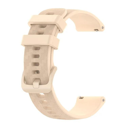 20mm Carbon Fiber Silicone Watch Band for Samsung Galaxy