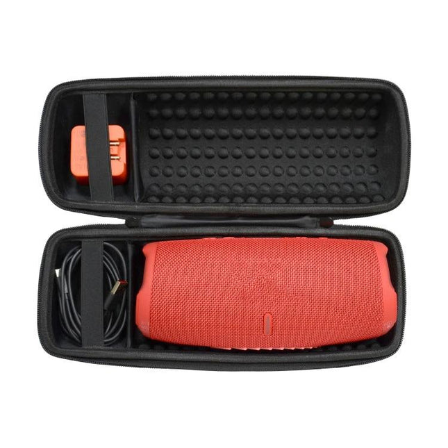 JBL Carry Case For Charge 5 Speaker For Travel And Outdoor Use black nylon case with molded interior and strap
