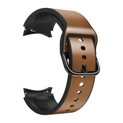 Silicone Leather Watch Band Galaxy Watch 40/42/44/46mm