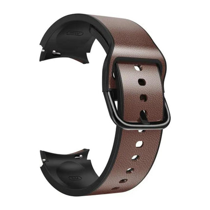 Silicone Leather Watch Band Galaxy Watch 40/42/44/46mm