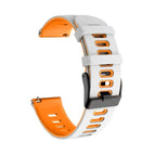 For Samsung Galaxy Watch 4 44mm / White Orange