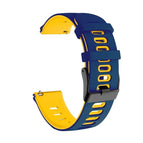 For Samsung Galaxy Watch Active 2 40mm / Dark Blue Yellow