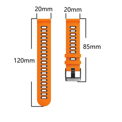 20mm Mixed-Color Silicone Strap For Galaxy Active2 40mm