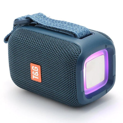 TG Portable Waterproof Bluetooth Speaker For Home And Picnic compact blue waterproof mesh Bluetooth 5.0 speaker with strap