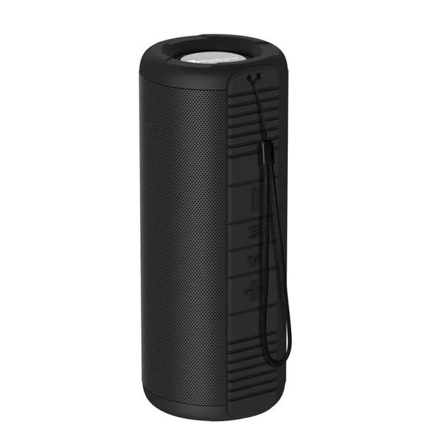 Alt Tag: NewRixing Compact Bluetooth Speaker For Calls And Music compact portable speaker with strap for desk and travel