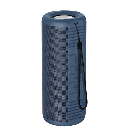 NewRixing Compact Bluetooth Speaker For Calls And Music compact blue portable speaker with wrist strap