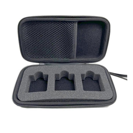 Protective Case for Rode Microphone During Travel Adventures – hard zip case with foam cutouts and mesh pocket to secure Rode microphones while traveling
