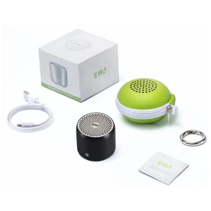 Compact Portable Bluetooth Speaker For Travel And Home Use small stainless steel 3W speaker with case and accessories
