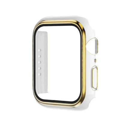 Apple Watch 45mm Electroplated PC Case With Tempered Film