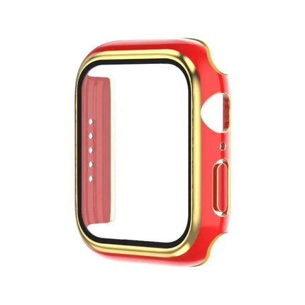 Apple Watch 45mm Electroplated PC Case With Tempered Film
