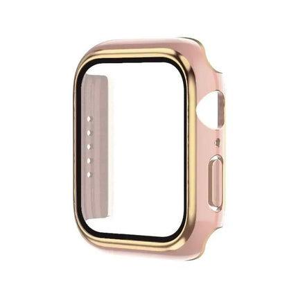 Apple Watch 45mm Electroplated PC Case With Tempered Film