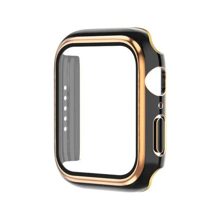 Apple Watch 45mm Electroplated PC Case With Tempered Film
