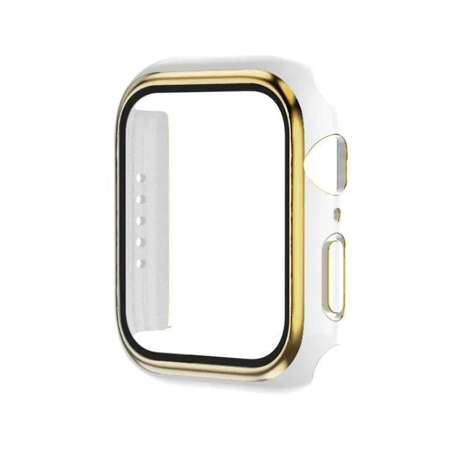 Two-Tone PC Tempered Glass Case for Apple Watch 44mm | Syndmart