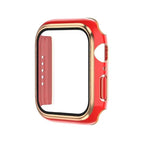 For Apple Watch Series 3/2/1 42mm / Red+Rose Gold