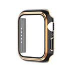 For Apple Watch Series 3/2/1 42mm / Black+Rose Gold