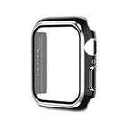 For Apple Watch Series 9 / 8 / 7 41mm / Black+Silver