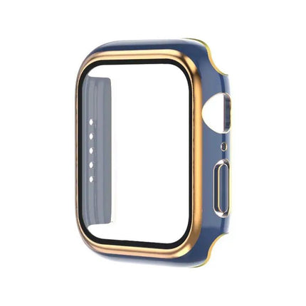 Two-Tone PC Case With Tempered Film For Apple Watch 38mm