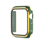 For Apple Watch Series 3/2/1 38mm / Green+Gold