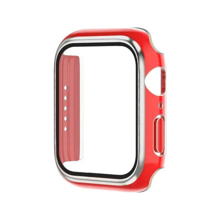 Two-Tone PC Case With Tempered Film For Apple Watch 38mm