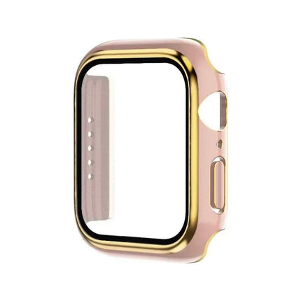 Two-Tone PC Case With Tempered Film For Apple Watch 38mm
