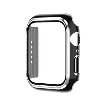 Two-Tone PC Case With Tempered Film For Apple Watch 38mm