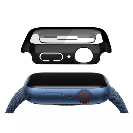 Electroplating Tempered Film Case For Apple Watch 42/44/45mm