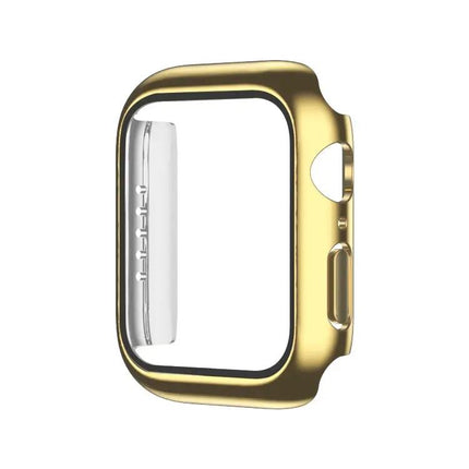 Electroplating Tempered Film Case For Apple Watch 42/44/45mm