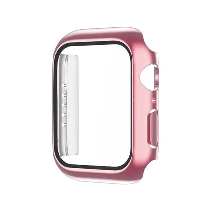 Electroplating Tempered Film Case For Apple Watch 42/44/45mm