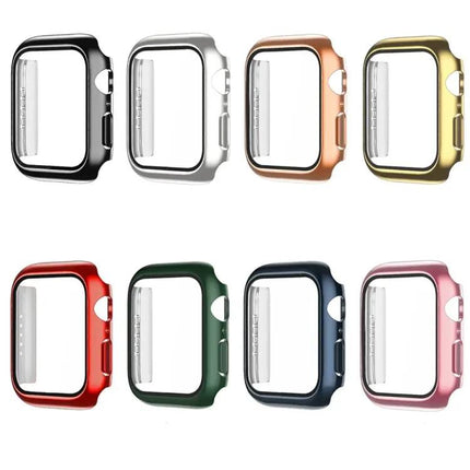 Electroplating PC Tempered Film Case for Apple Watch 41mm