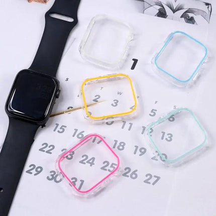 Glow Transparent PC Protective Case for Apple Watch 38/40mm
