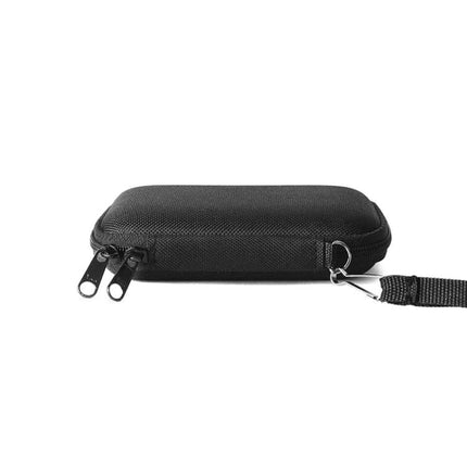 Logitech Pebble Mouse Protective Travel Storage Case compact black zippered hard shell with wrist strap for commuting and travel
