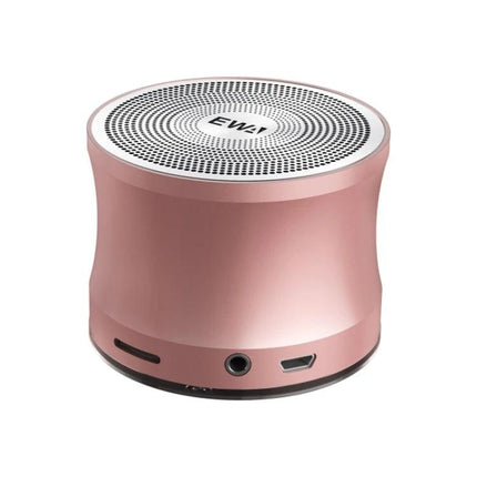 EWA Compact Bluetooth Speaker For Commutes, Travel And Home Use small rose gold portable speaker with aux
