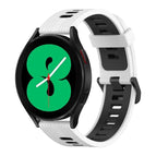 For Samsung Galaxy Watch 4 40mm / White+Black