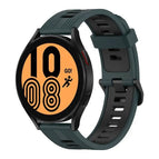 For Samsung Galaxy Watch 4 44mm / Olive Green + Black